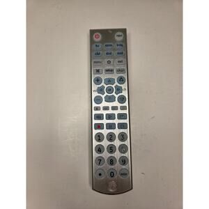 GE Universal Remote Control – Brushed Silver – Works with TV, DVD, Streaming